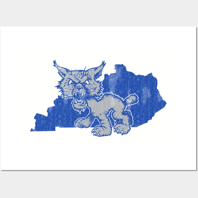 Kentucky Retro Cat Wall Art by KentuckyYall